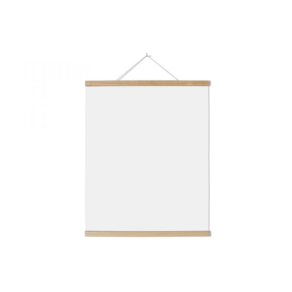 Magnetische Holzleiste 60 cm aus Esche für Poster und Bilder