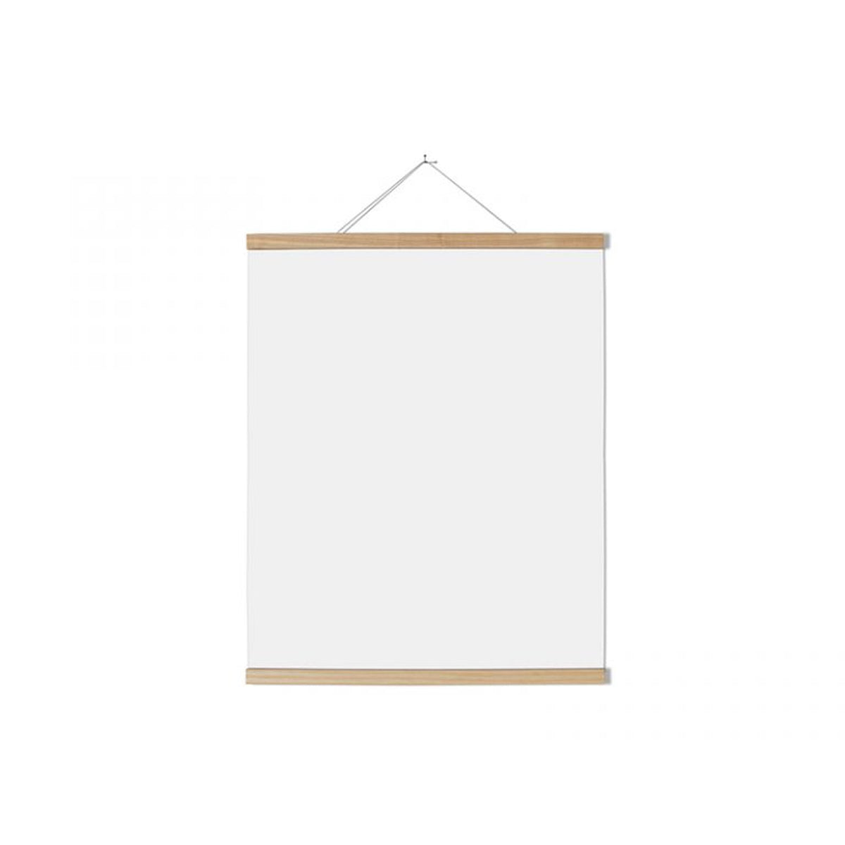 Magnetische Bilderleiste 70 cm aus Eschenholz für Poster und Drucke