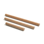 Teigrolle aus geöltem Eichenholz 50 cm für Pizza, Pasta und Backen